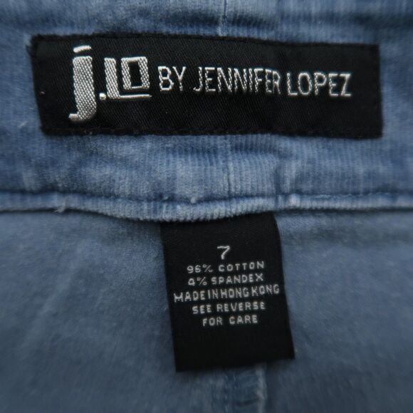 J. Lo By: Jennifer Lopez Jeans Junior's 7 Low-Rise Corduroy Bootcut 28" Inseam - Picture 9 of 14